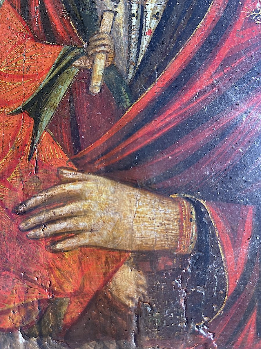 Virgin And Child – Tempera On Panel – Italo-byzantine School, Venice, Quattrocento 15th-photo-1