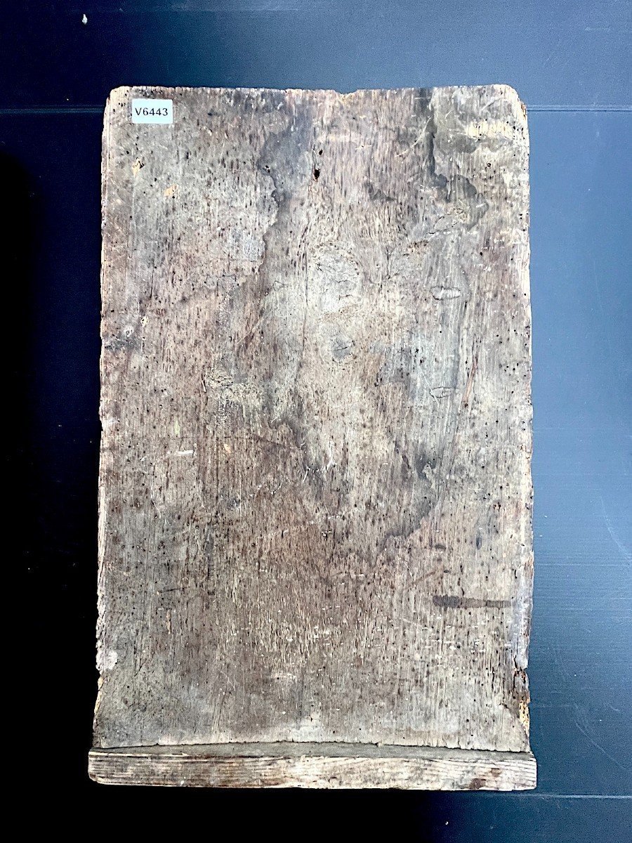 Ecole des Malines - Paire De Bas -reliefs 15e Sculptés - Tempera Sur Fond d'Or-photo-5