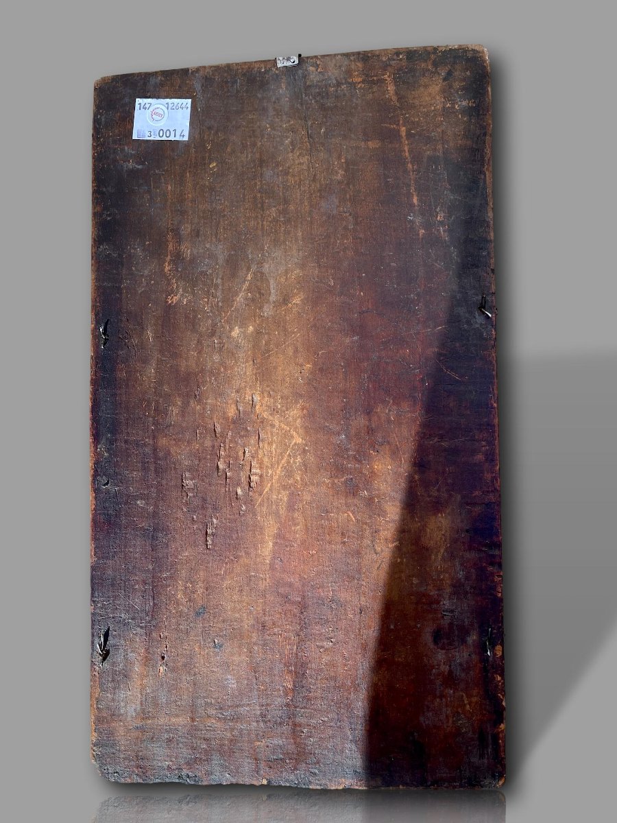 Triptych Of The Virgin And Child Surrounded By Two Saints – Bulgarian School, 18th Century-photo-8