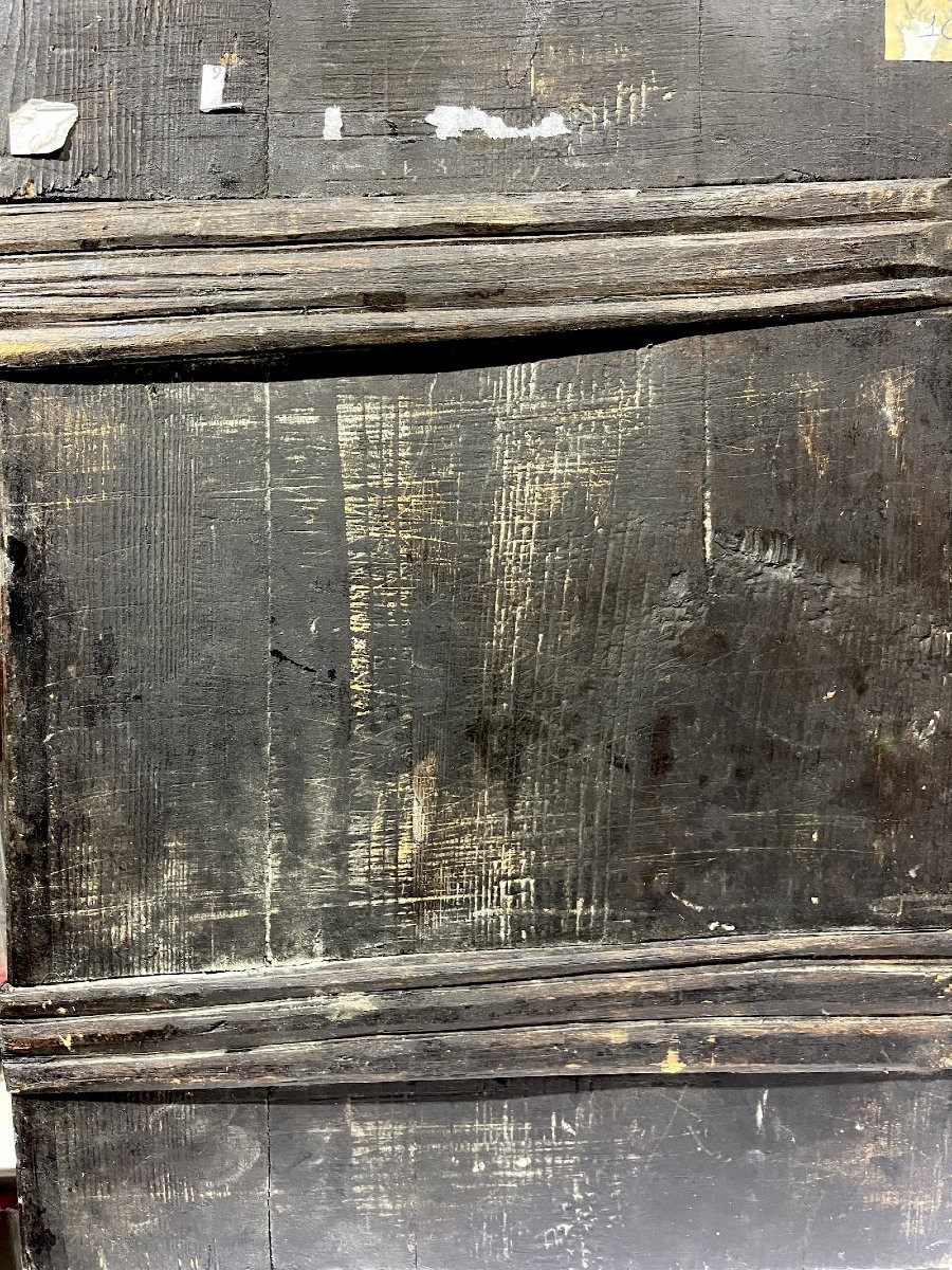 Virgin In Prayer - Tempera On Wood Panel - Italian School, 16th Century-photo-4