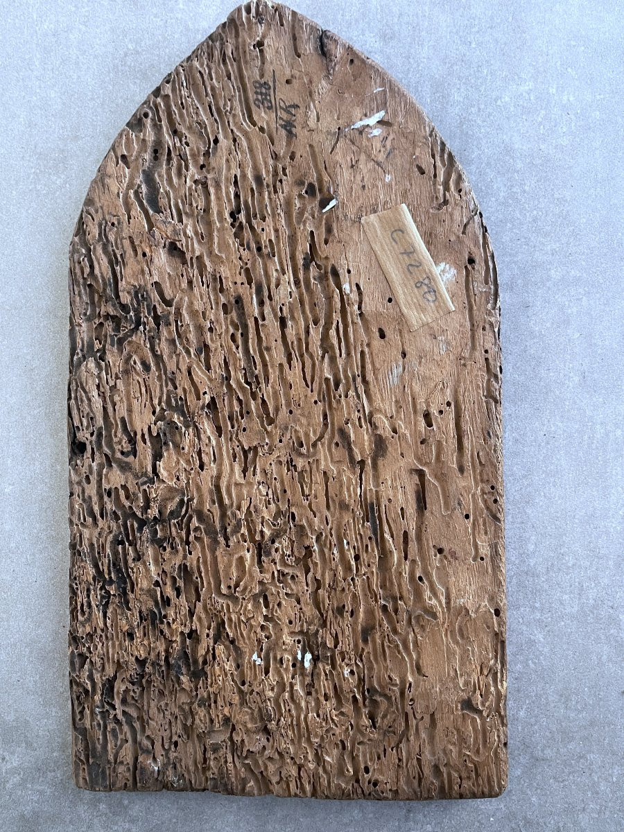 Young Saint In Prayer – Tempera On Gold Ground Panel – 15th Century Italian School-photo-5