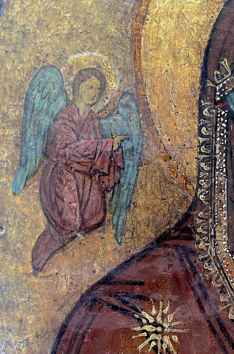 Virgin And Child, Italo-byzantine School, Circle Of The Cretan-venetian Workshops, Circa 1450–1480-photo-4