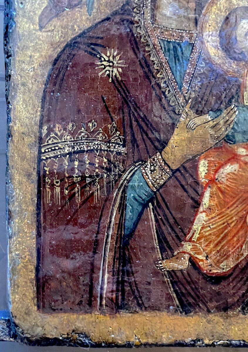 Virgin And Child, Italo-byzantine School, Circle Of The Cretan-venetian Workshops, Circa 1450–1480-photo-4