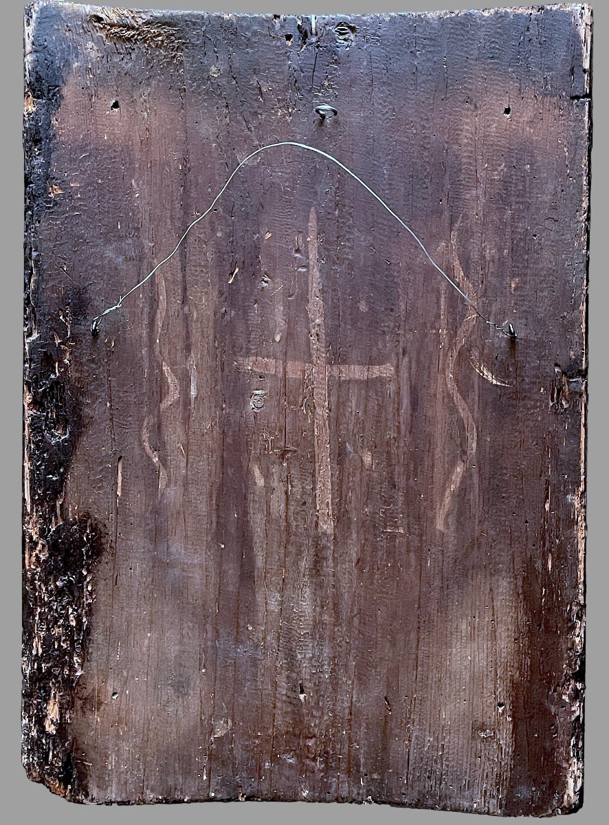 Virgin And Child In Majesty – Tempera And Gold Leaf On Panel – Central Italy 14th / Early 15th -photo-5