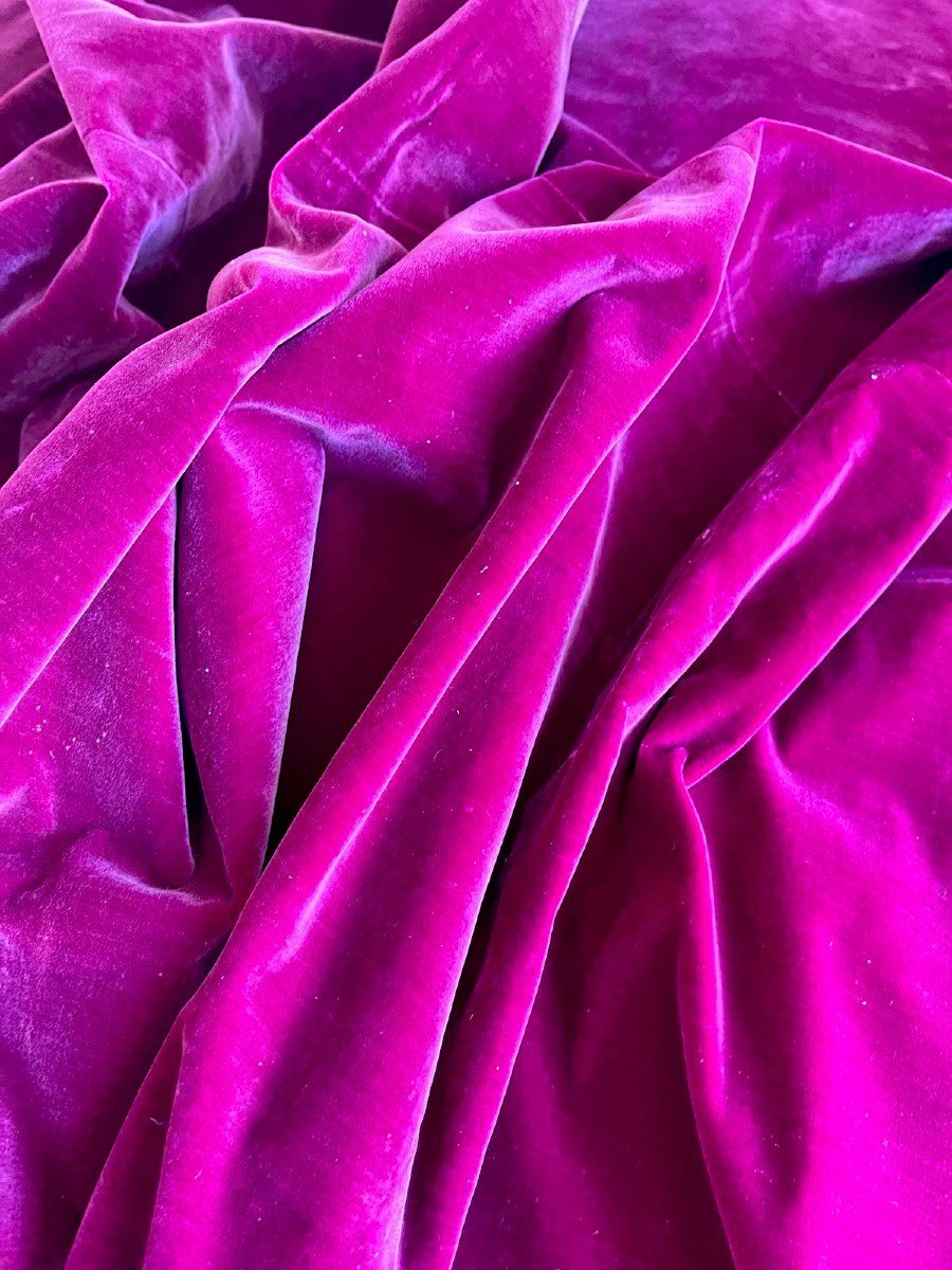 Grand Antépendium d’Autel en Velours Cramoisi et Galons d’Or – Textile Liturgique Baroque -photo-6