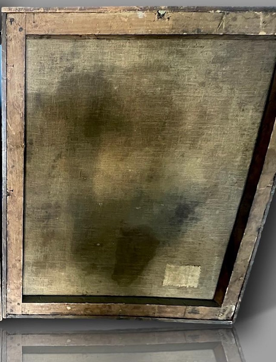 Historical Portrait Of Childebert I – Oil On Canvas – 17th-century Italian Master-photo-4