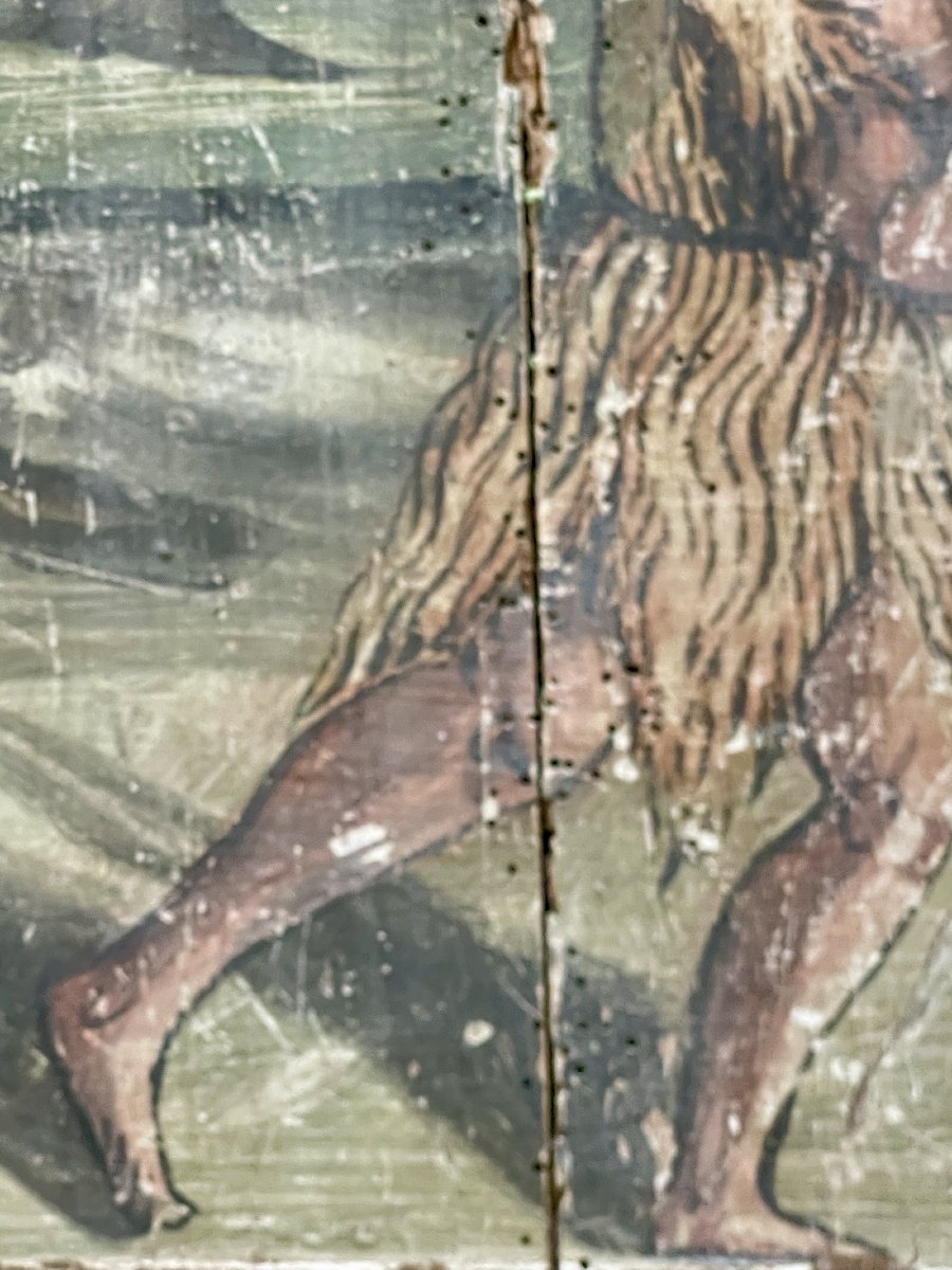 Paire de Tempera sur panneaux de bois – Italie centrale – Fin du XVIe siècle – Datés 1599-photo-4