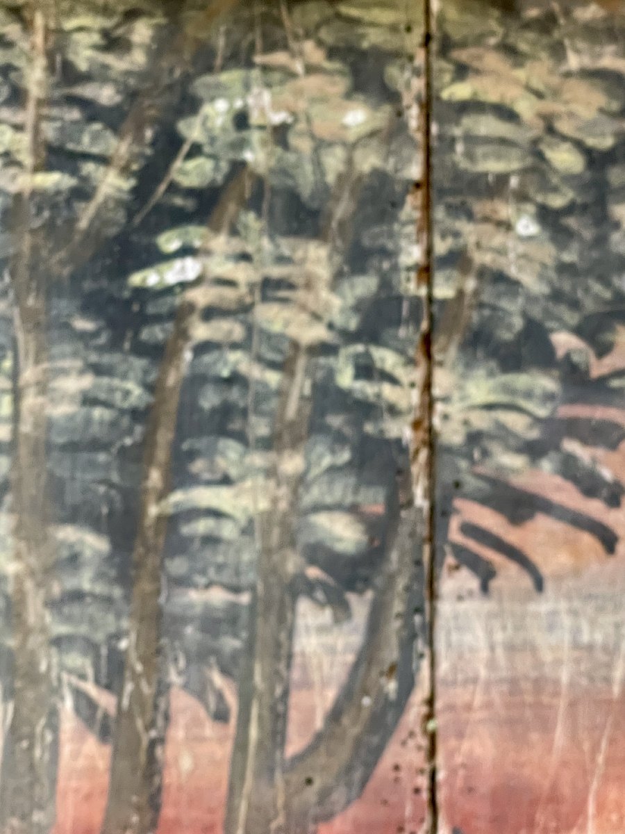 Paire de Tempera sur panneaux de bois – Italie centrale – Fin du XVIe siècle – Datés 1599-photo-6