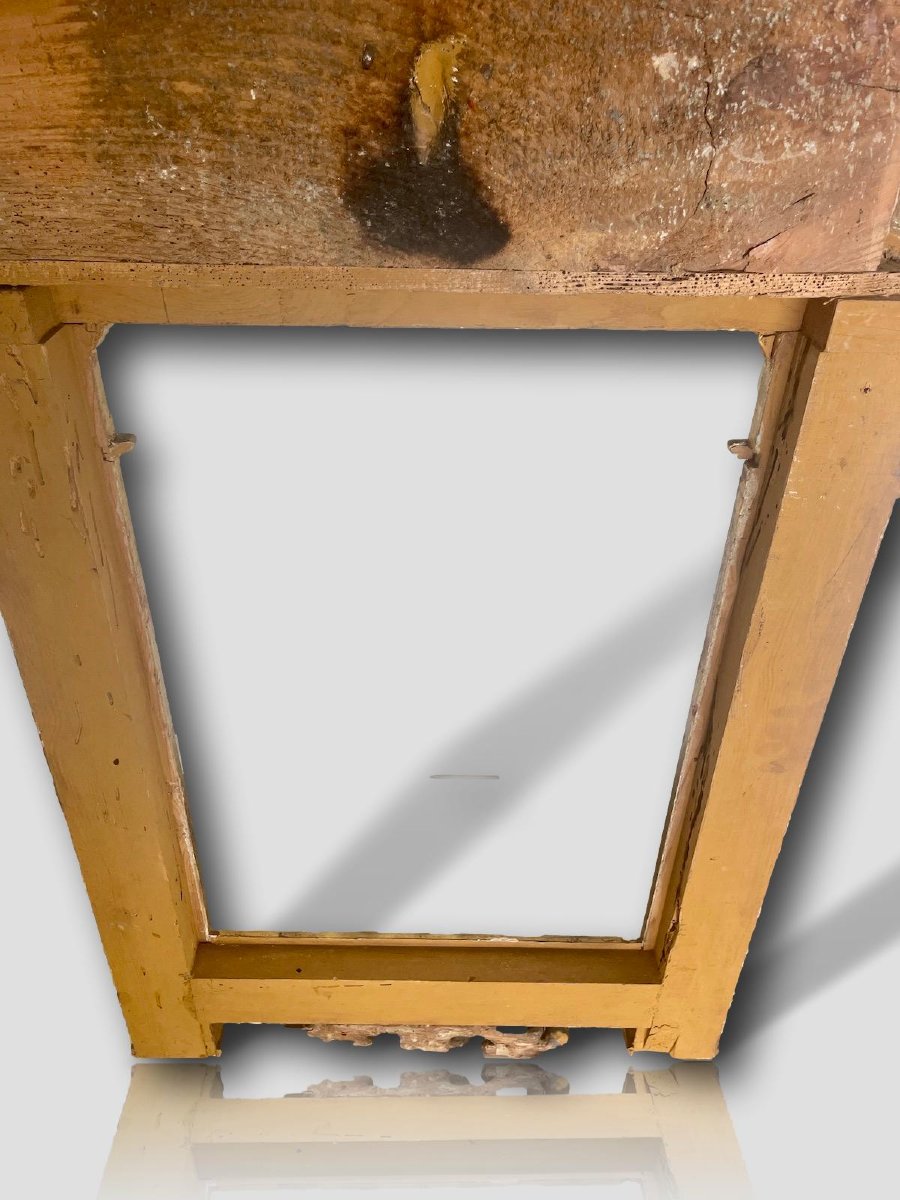 CADRE TABERNACLE LOUIS XIII EN BOIS DORÉ-photo-8