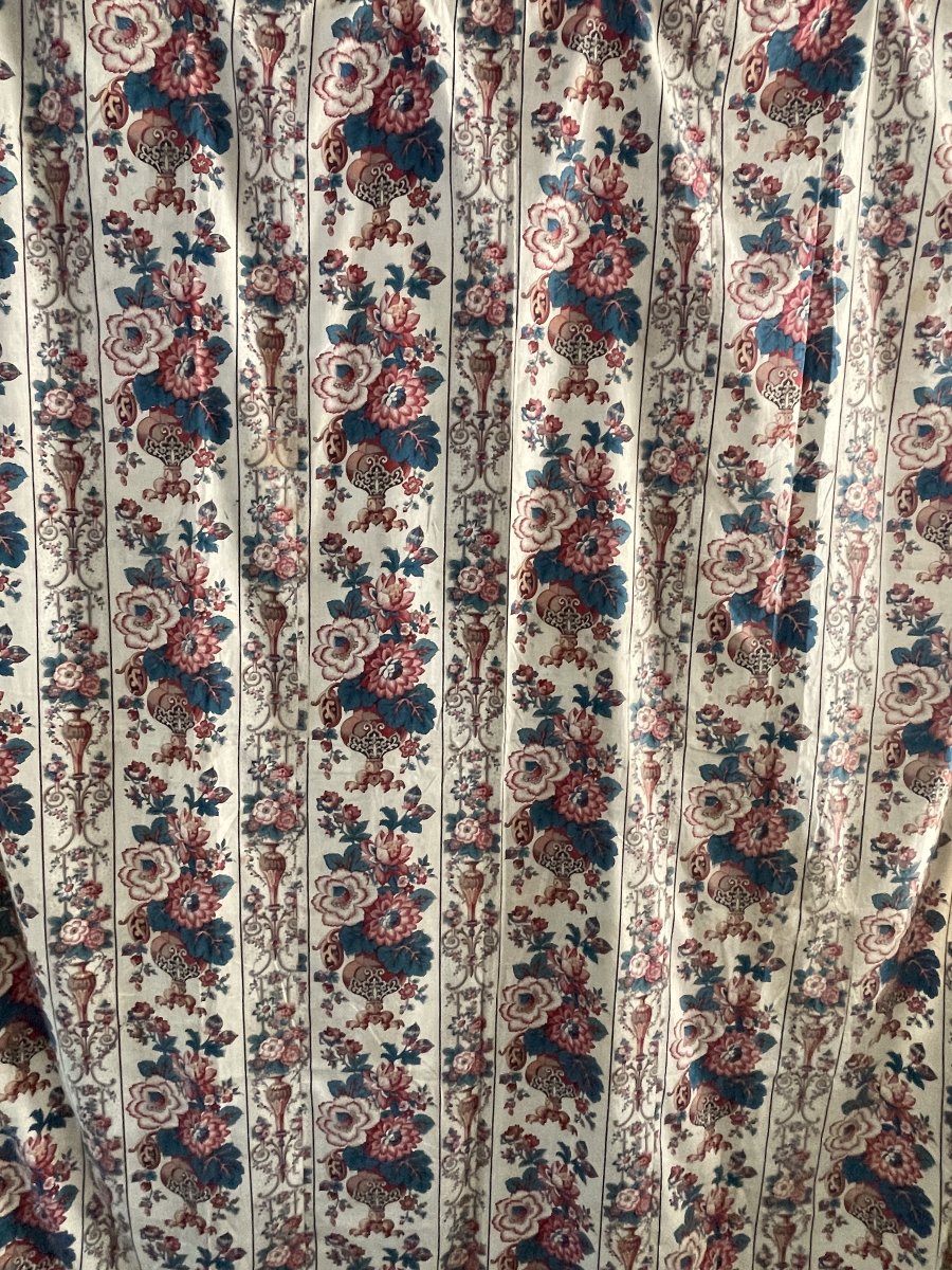 Indienne De Coromandel Aux Vases Fleuris, XVIIIe Siècle, 209 x 176 cm-photo-3