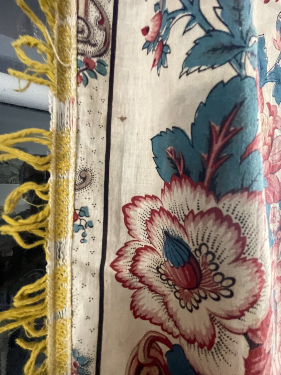 Indienne De Coromandel Aux Vases Fleuris, XVIIIe Siècle, 209 x 176 cm-photo-8