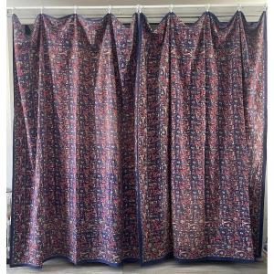 Pair Of Indo-portuguese Wall Hangings Featuring Mythical Creatures, 220 X 159 Cm