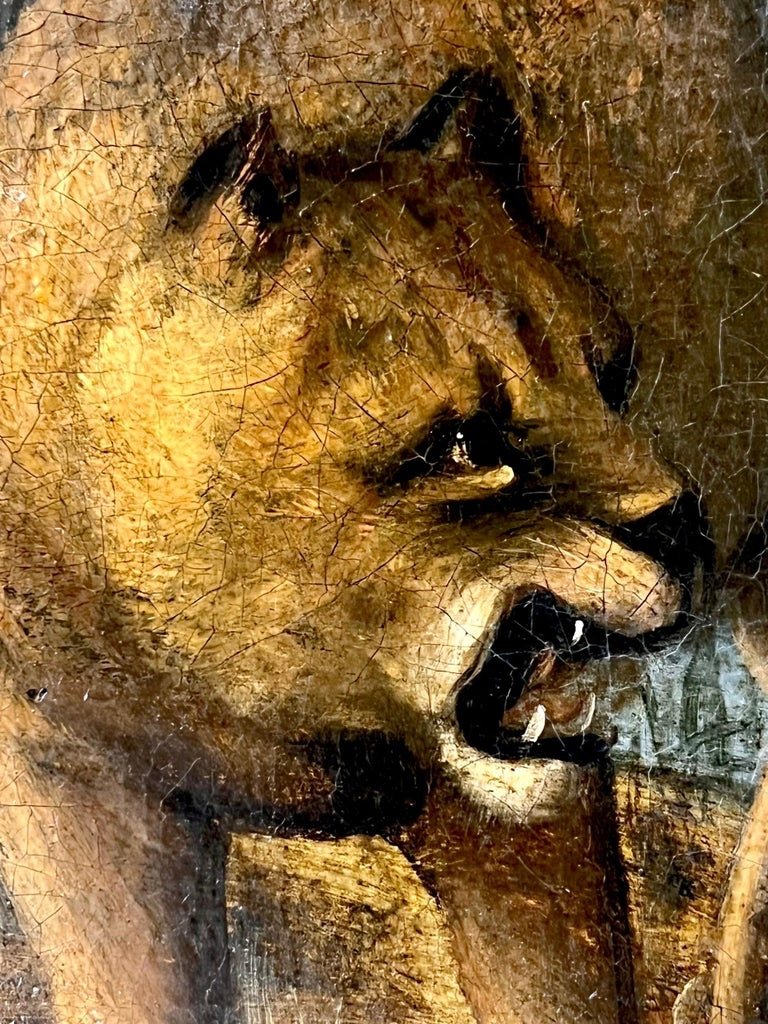 Majestueux paysage de chasse aux lions - 1661 - Signature Brueghel-photo-2