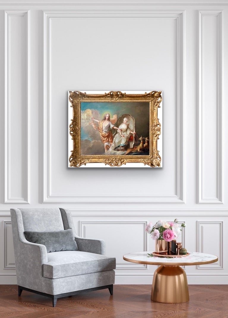 Prince Et Princesse De Conti Comme Apollon Et Diane Par François De Troy (1645-1730) Et Atelier-photo-2