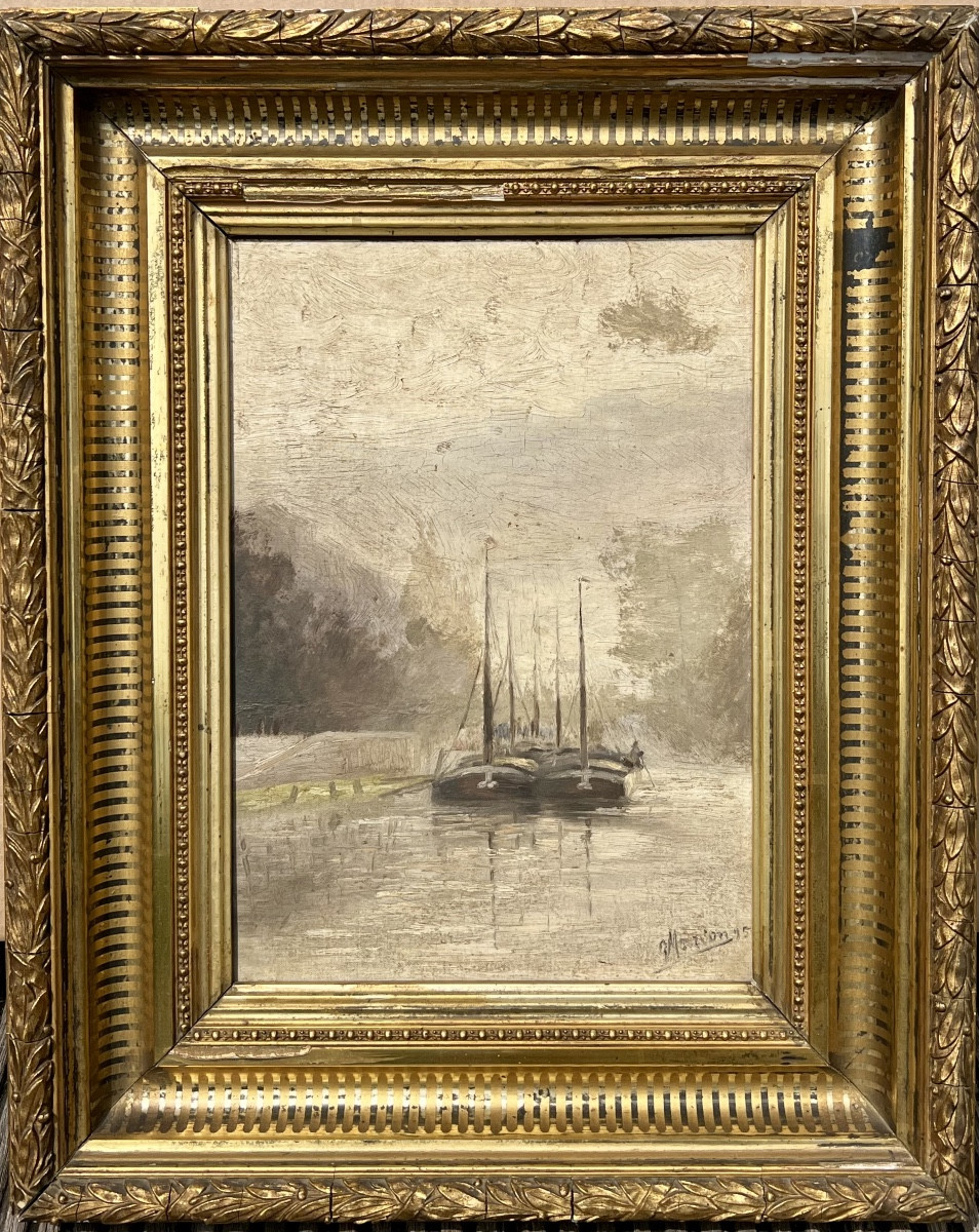 Painting 1895 - The Boats - Marion