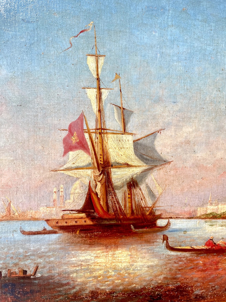 View Of 19th Century Venice - Bouchet-photo-2