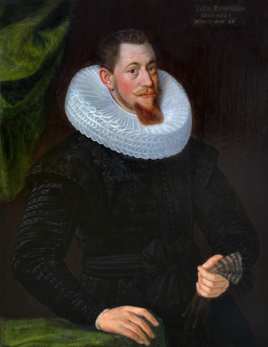 17th Century Portrait Of Wine Merchant Caspar Roemerskirchen 