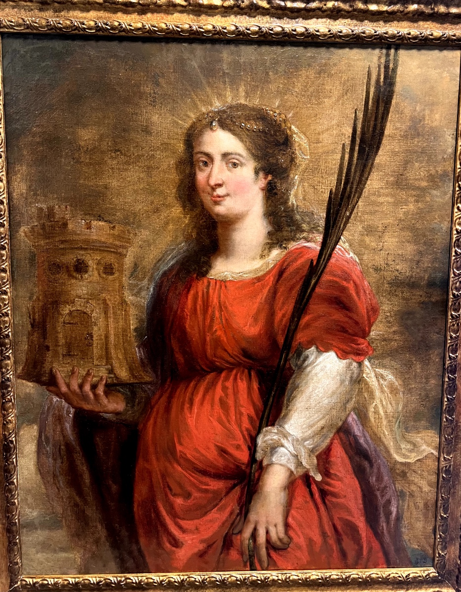 17th-century Flemish School - Barbara