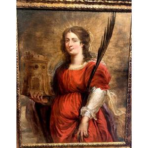 17th-century Flemish School - Barbara