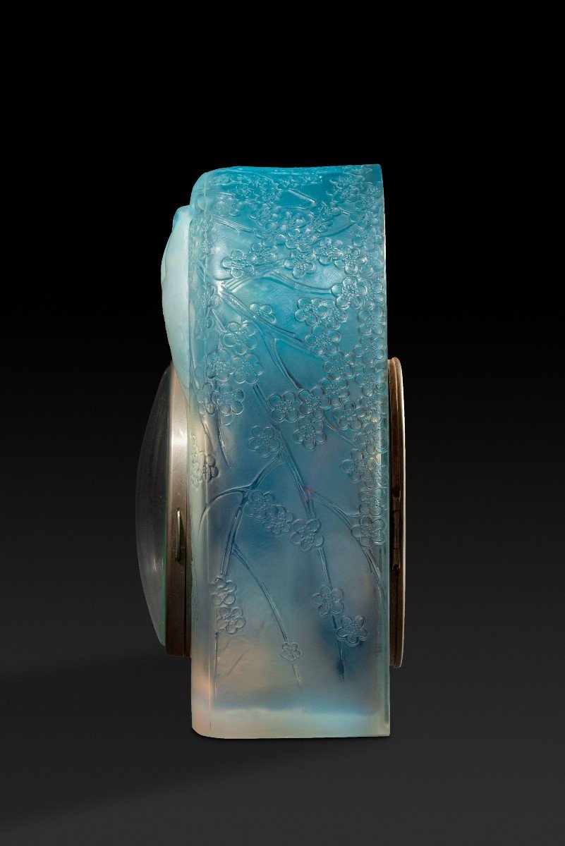 Electric Clock “les Deux Colombes” (1927) By Rene Lalique (1860-1945): -photo-3