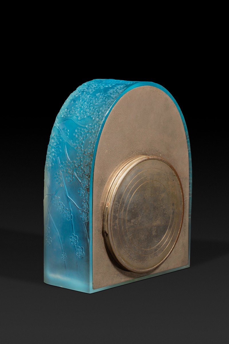 Electric Clock “les Deux Colombes” (1927) By Rene Lalique (1860-1945): -photo-4