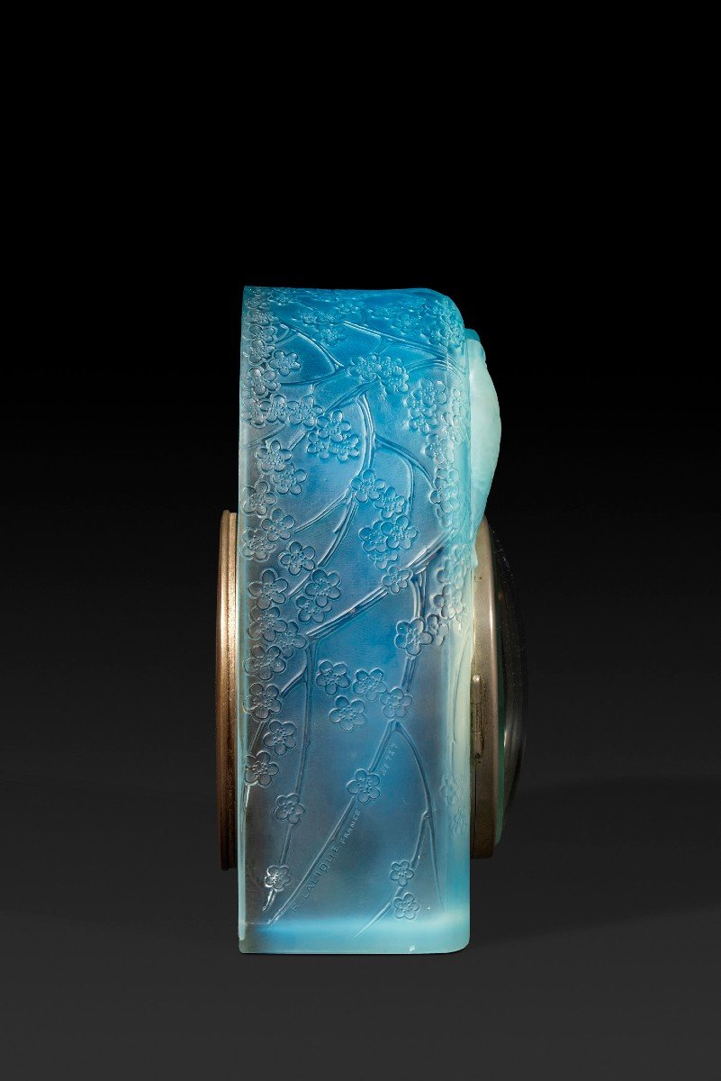 Electric Clock “les Deux Colombes” (1927) By Rene Lalique (1860-1945): -photo-3