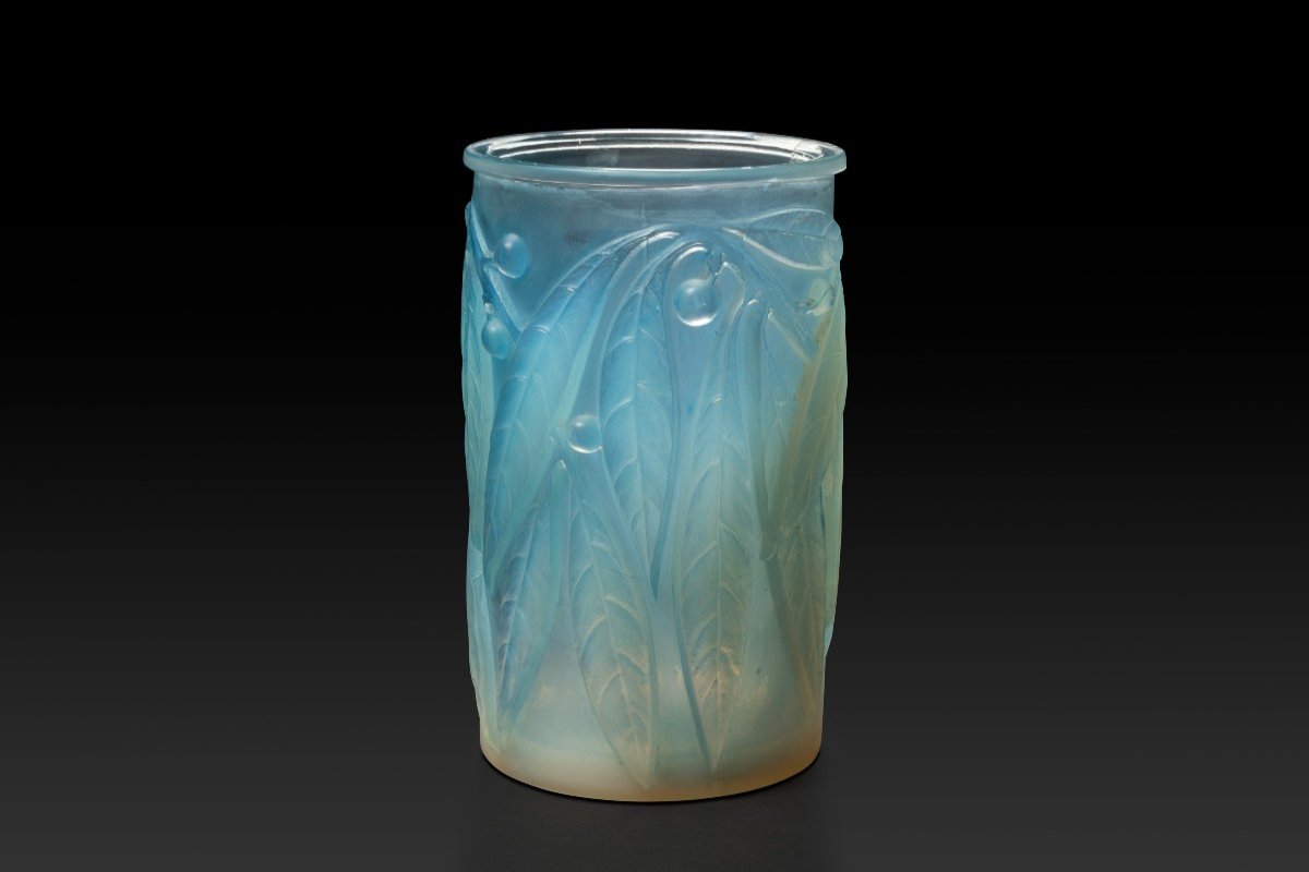 Vase "lauriers" (1922) De René Lalique (1860-1945):-photo-2