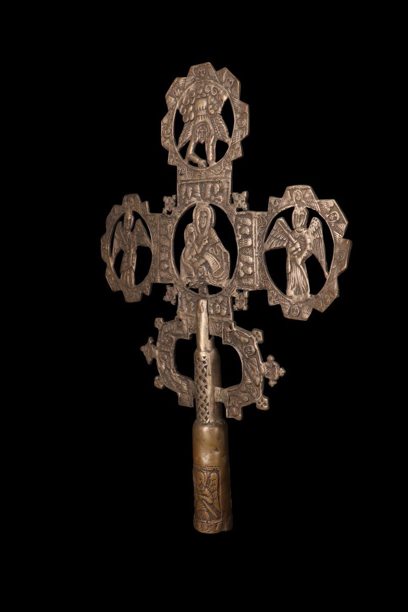 The Ethiopian Processional Cross: Shard Of Faith, Guardian Of Sacred Mysteries-photo-2