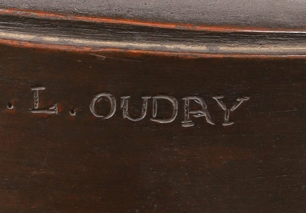 Bronze Sculpture "woman With Faun" By Leopold Oudry (1854-1882)-photo-8