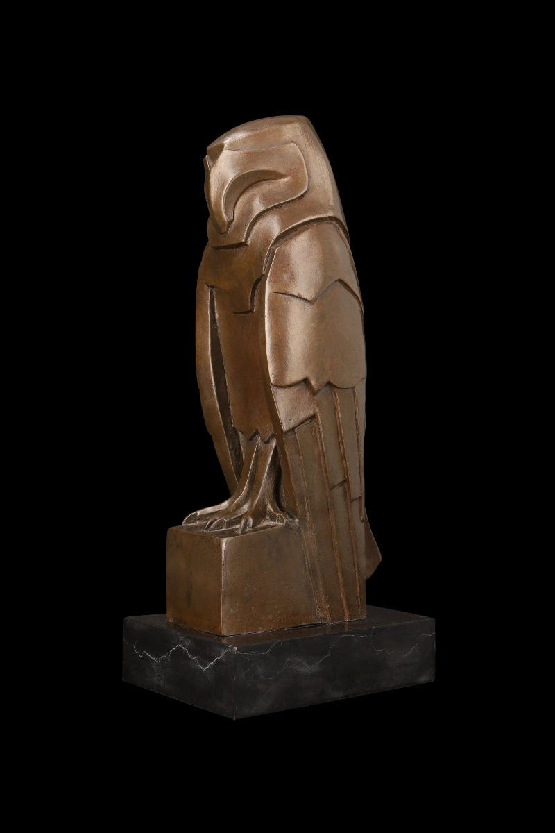 Bronze Sculpture "rapace" By Milo: -photo-3