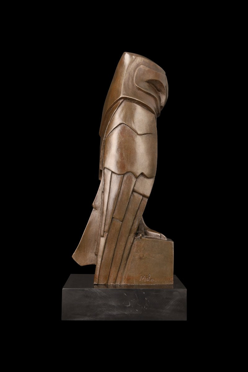 Bronze Sculpture "rapace" By Milo: -photo-2