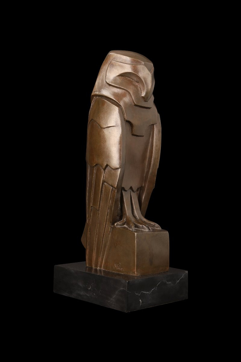 Bronze Sculpture "rapace" By Milo: -photo-4