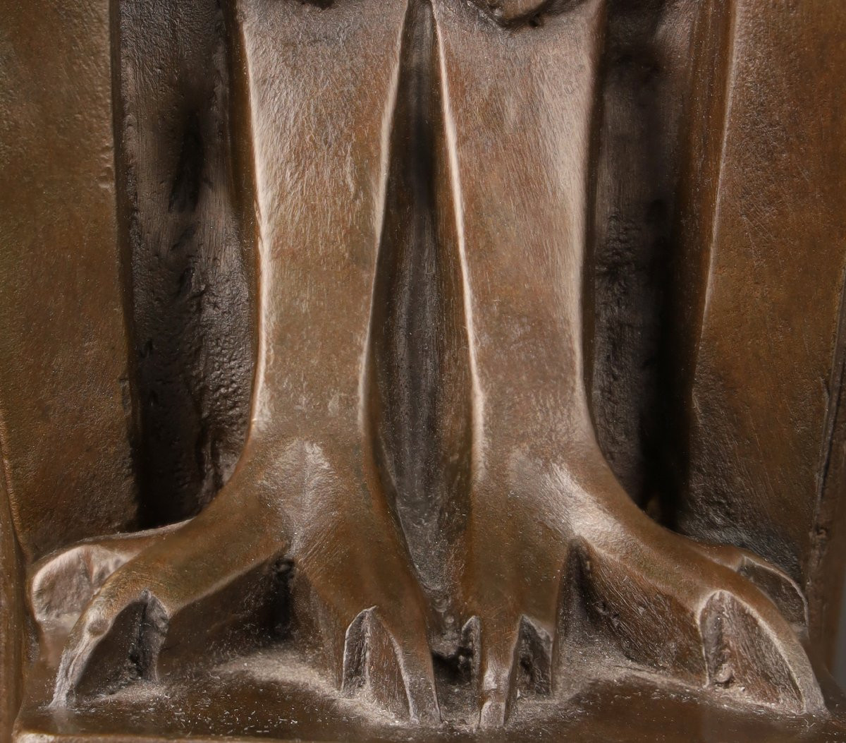 Bronze Sculpture "rapace" By Milo: -photo-6