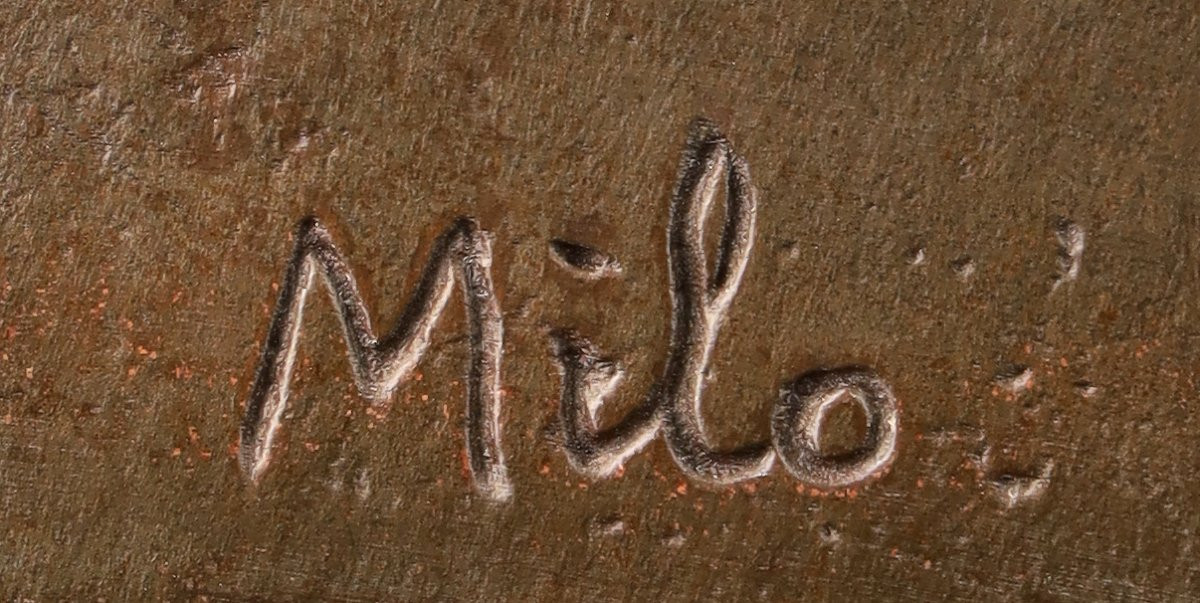 Bronze Sculpture "rapace" By Milo: -photo-8