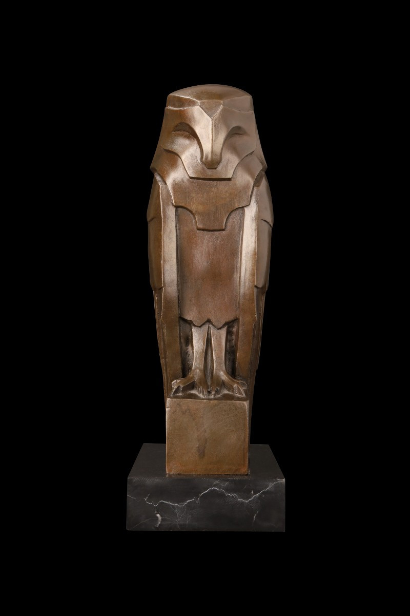 Bronze Sculpture "rapace" By Milo: 