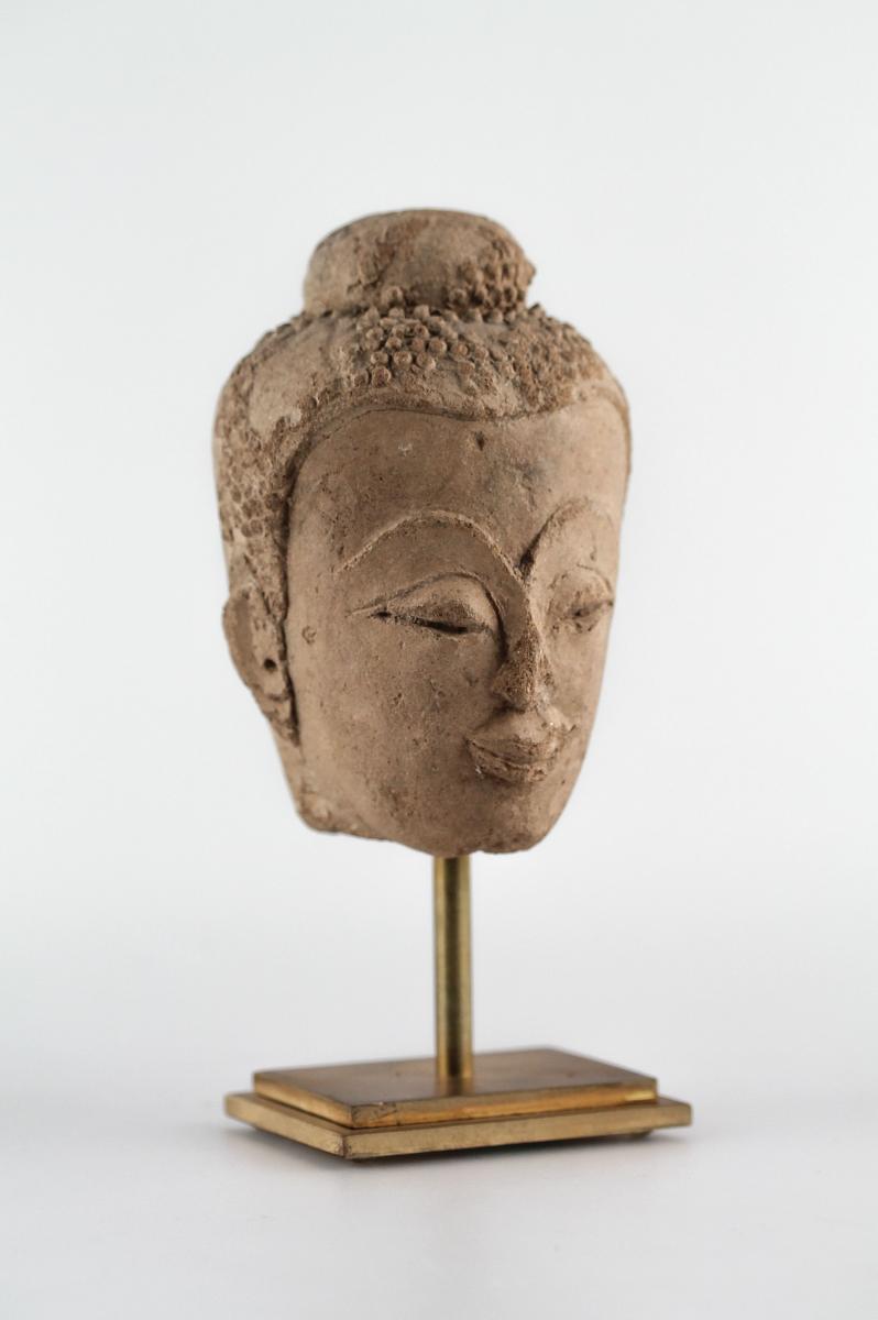 Head - Thailand, Ayutthaya Style, 15th - 16th Centuries-photo-2