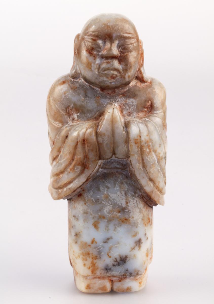 Figure Representing A Man Standing Together Hands (early Buddha Manifestations In C-photo-3