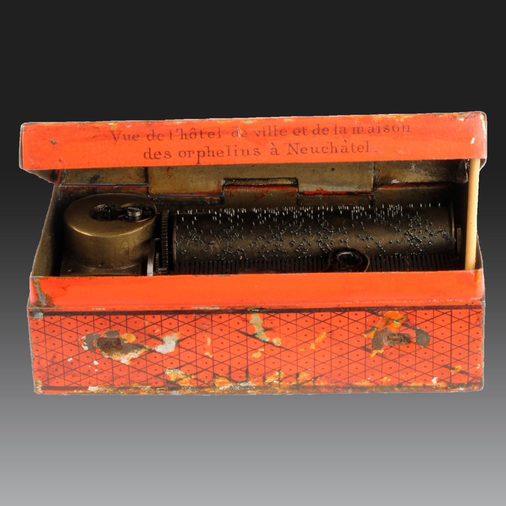 Music Box, Switzerland, Neuchâtel, 19th Century-photo-2