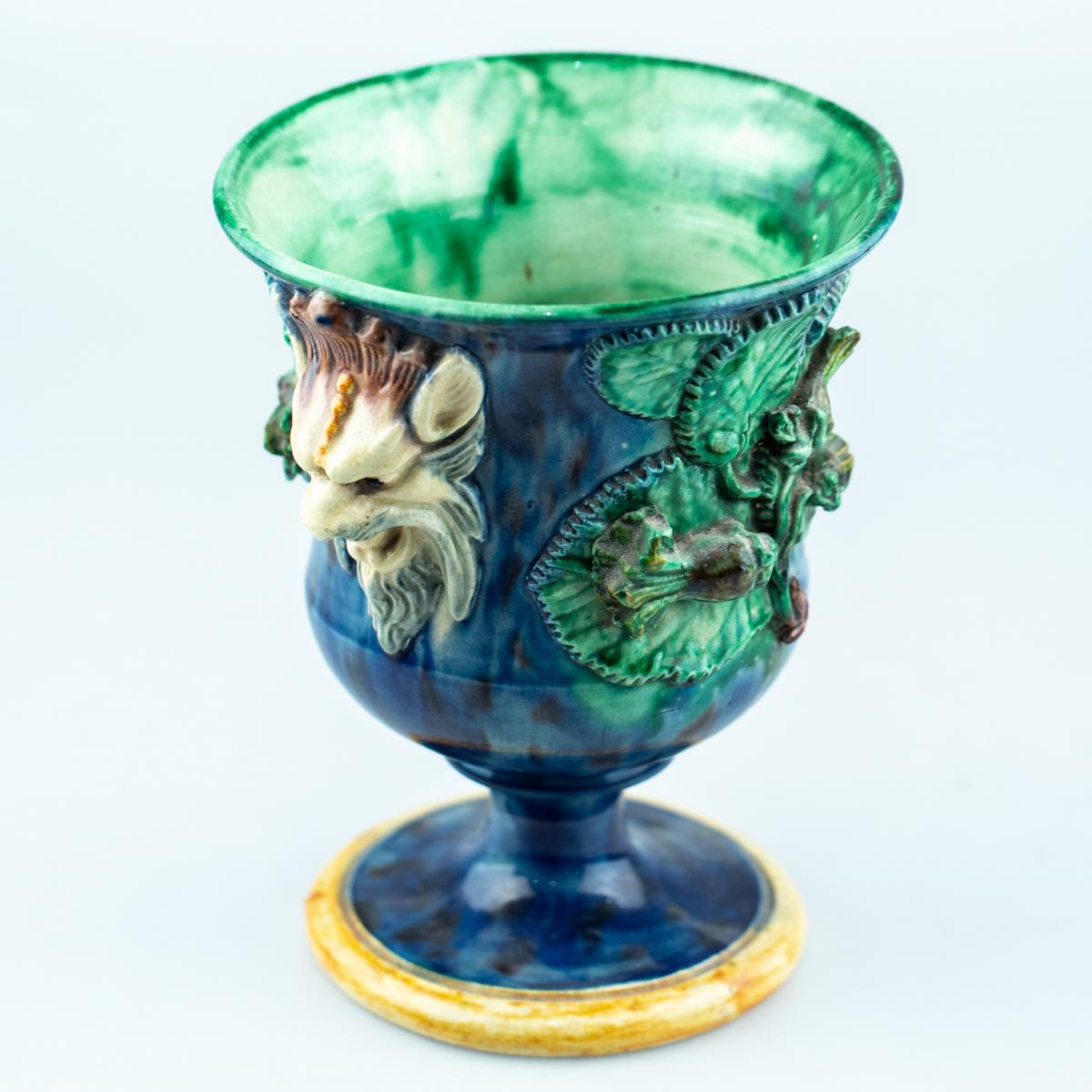 Paire De Vase - Figulines Attr. à Thomas-victor Sergent 19e Siècle-photo-3