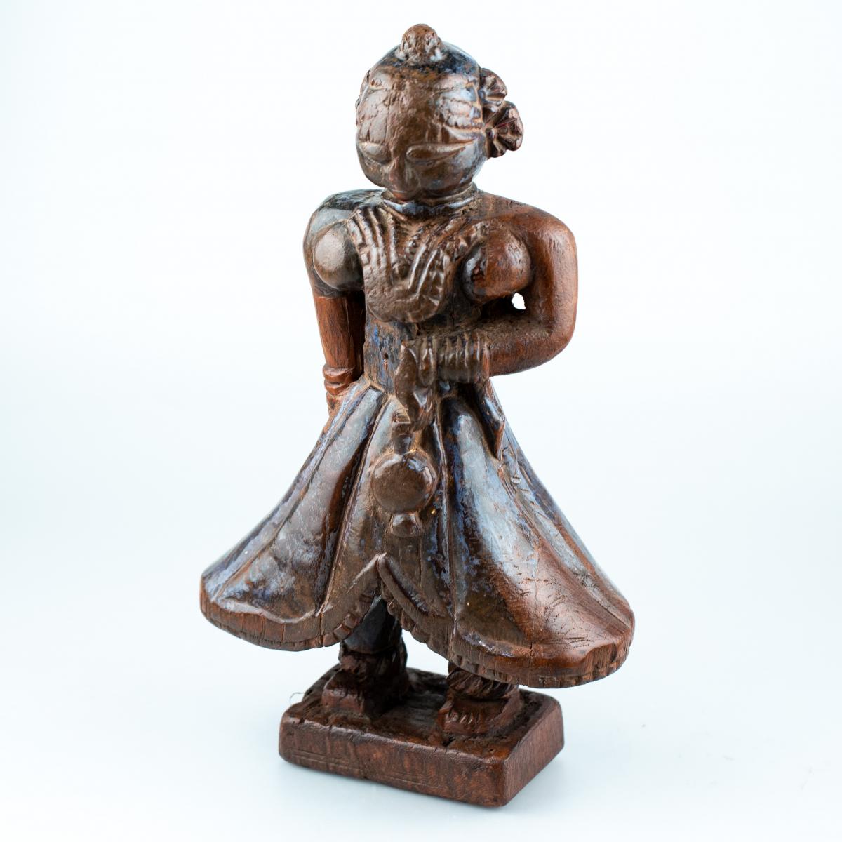 Bois Sculpté - Inde 17e Ou 18e Siècle-photo-4