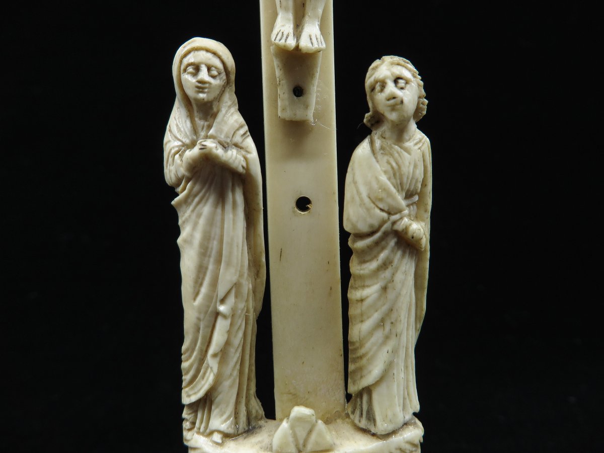 Ivory Crucifixion - Sino-portuguese 17th Century-photo-3