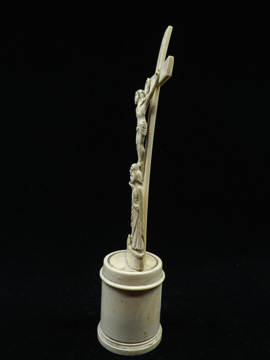 Ivory Crucifixion - Sino-portuguese 17th Century-photo-4