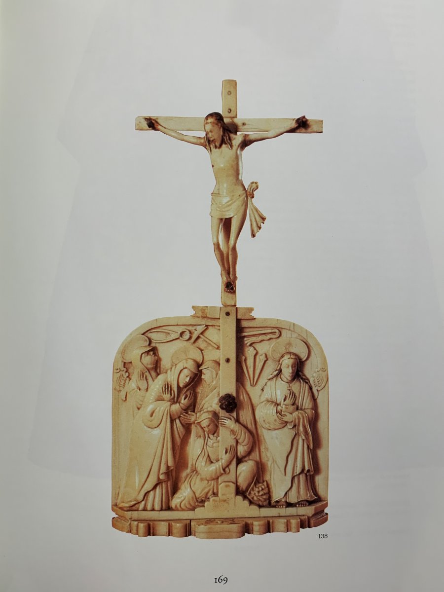 Ivory Crucifixion - Sino-portuguese 17th Century-photo-3