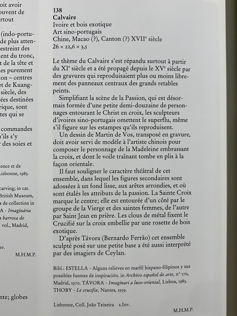 Crucifixion en ivoire - Sino-Portugais 17e siècle-photo-4