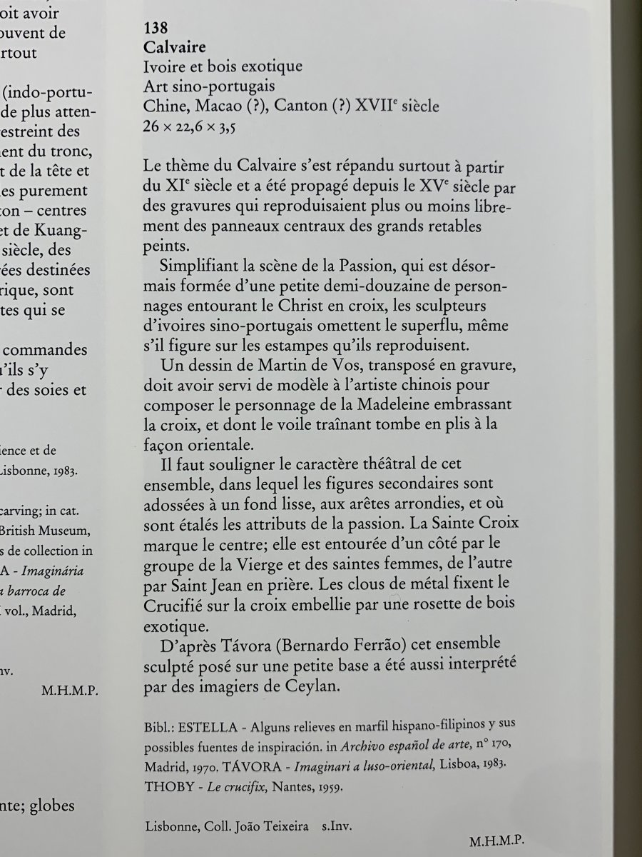 Crucifixion en ivoire - Sino-Portugais 17e siècle-photo-4