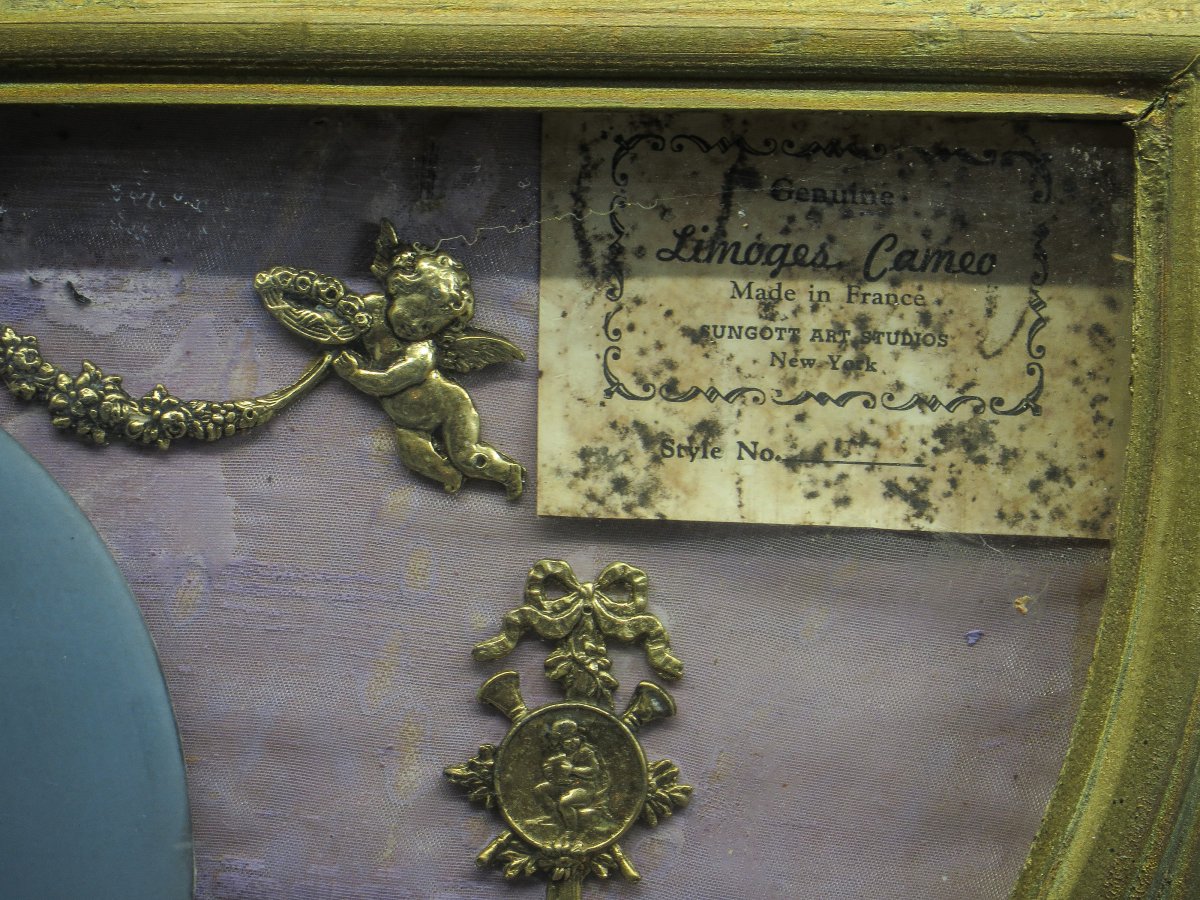 Plaque En Céramique En Camée - Limoges (?), 19e siècle-photo-2