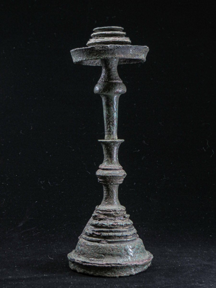 Oil Lamp Or Candlestick - Khmer, 9th - 12th Century