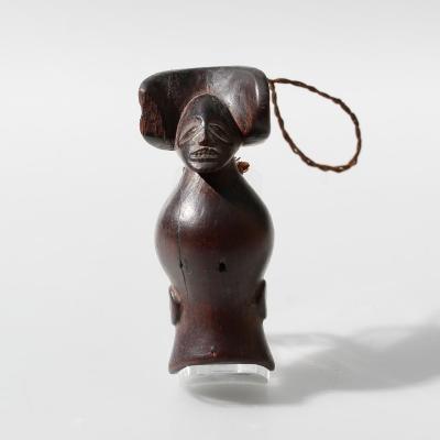 Anthropormorphic Whistle And Cephalomorph Tshokwe