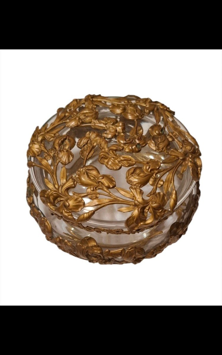 Baccarat Crystal Art Nouveau Candy Box-photo-2