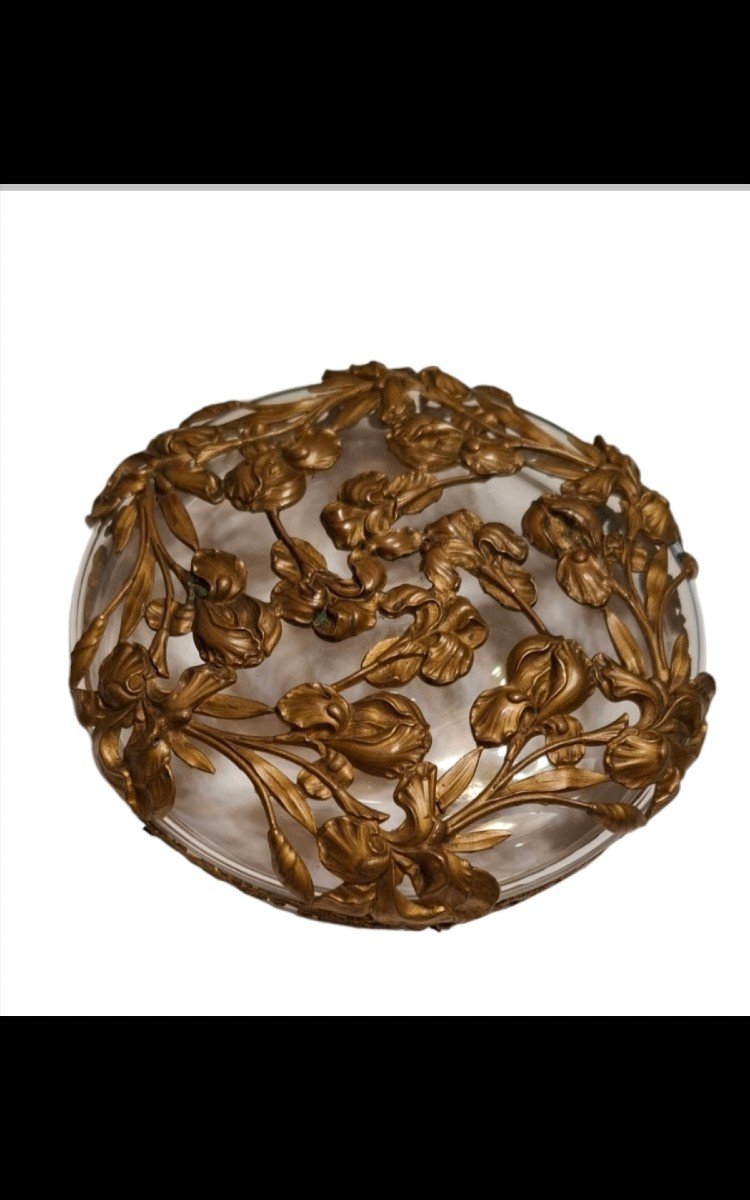 Baccarat Crystal Art Nouveau Candy Box-photo-1